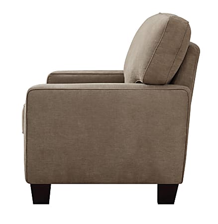 Serta® Deep-Seating Palisades Sofa, 78", Tan/Espresso