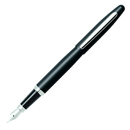 Sheaffer® VFM Fountain Pen, Medium Point, 0.76 mm, Black Barrel, Black Ink