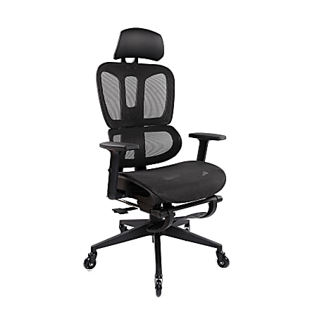 Techni Mobili Ultimate Reclining Ergonomic Mesh High-Back Task Chair, Black, Total Qty 1