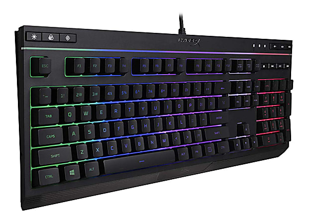 HyperX Core RGB Membrane Gaming Keyboard HXKB5ME2US - Office Depot