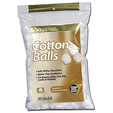 Good Sense Cotton Balls, Bag Of 300