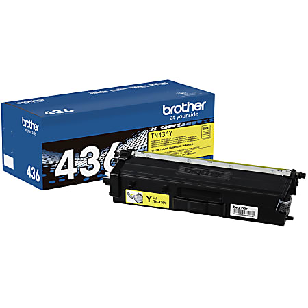 Brother® TN-436 Yellow High Yield Toner Cartridge, TN-436Y