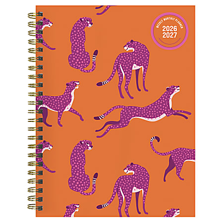 2026-2027, TF Publishing  Spicy Cat Medium Weekly Monthly Planner, 8" x 6.5", July 2026 to June 2027