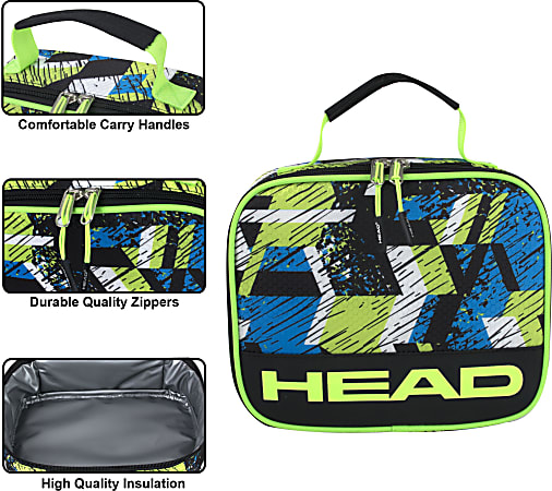 HEAD Backpack And Lunchbox Set Gray - Office Depot