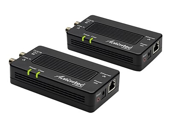 Actiontec Bonded MoCA 2.0 Network Adapter ECB6200 - Media converter - GigE, MoCA 2.0 - 10Base-T, 100Base-TX, 1000Base-T - F connector / RJ-45