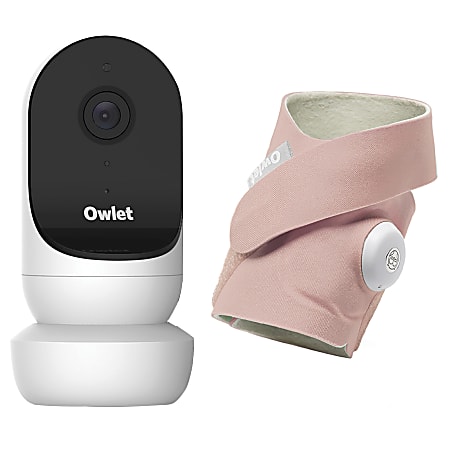 Owlet Dream Duo 2 Smart Baby Monitoring System With Camera And Sock Monitor Dusty Rose