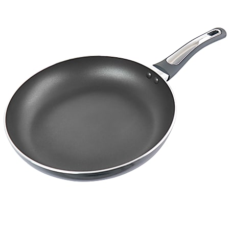 Oster Legacy Aluminum Non-Stick Frying Pan, 12", Gray