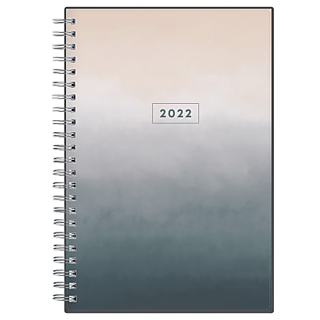 Blue Sky™ Weekly/Monthly Planner, 5" x 8", Montauk, January To December 2022, 133875