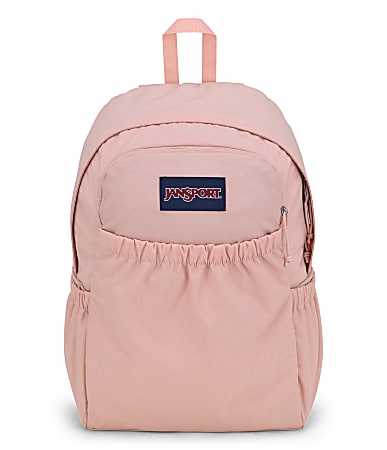 JanSport Slouch Pack With 15” Laptop Pocket, Misty Rose