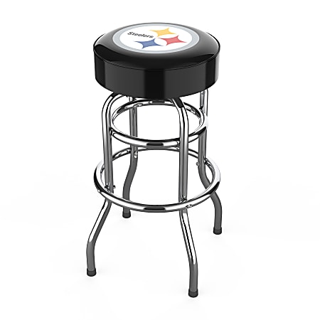 Imperial NFL Backless Swivel Bar Stool, Pittsburgh Steelers