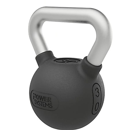 Power Systems Elite Series Kettlebell, 30 Lb, Black, Total Qty 1