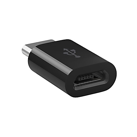 schoolbord Deens Factuur Belkin USB C To Micro USB Adapter Black F2CU058BTBLK - Office Depot