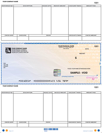 Custom Laser High Security Accounts Payable Checks for Sage 50 U.S., 8-1/2" x 11", Box of 250