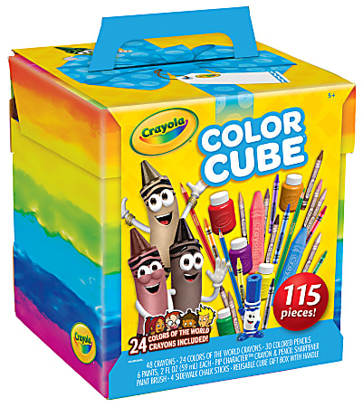 Crayola 115 Piece Color Cube - Office Depot