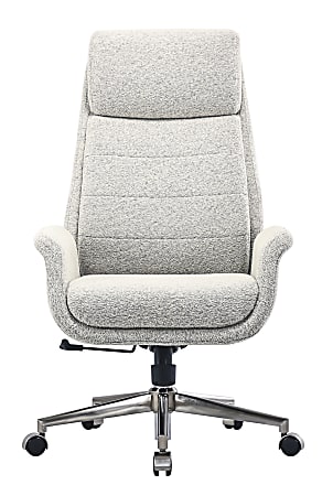 Realspace Modern Comfort Pizana Boucl Fabric High Back Executive