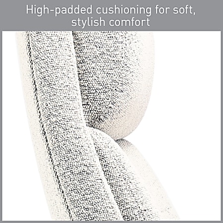 Realspace Modern Comfort Pizana Boucl Fabric High Back Executive