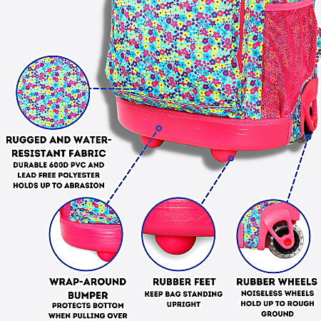 Office depot rolling backpack hot sale