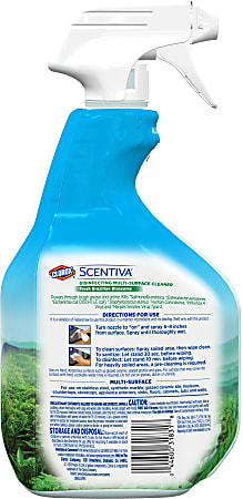 Clorox® Scentiva® Multi Surface Cleaner, Spray Bottle, Bleach Free, Pacific  Breeze & Coconut, 32 Ounces, Multi-Purpose
