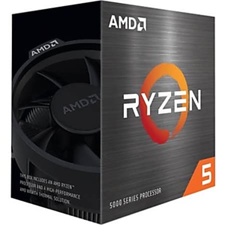 AMD Ryzen 5 5000 5600X Hexa-core (6 Core) 3.70 GHz Processor - Retail Pack - 32 MB L3 Cache - 3 MB L2 Cache - 64-bit Processing - 4.60 GHz Overclocking Speed - 7 nm - Socket AM4 - 65 W - 12 Threads