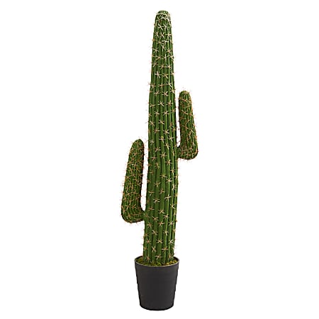 Nearly Natural 54" Artificial Cactus Plant With Pot,