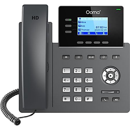 ooma 3-Line IP Corded Phone, OOMA2603