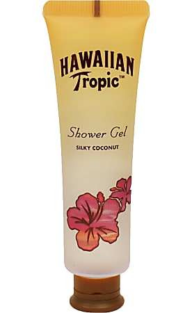 Hotel Emporium Hawaiian Tropic Shower Gel, 1.35 Oz, Silky Coconut, Case Of 144 Tubes