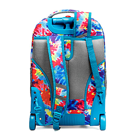 J World Sundance Rolling Backpack With 15.6 Laptop Pocket Tie Dye Office Depot