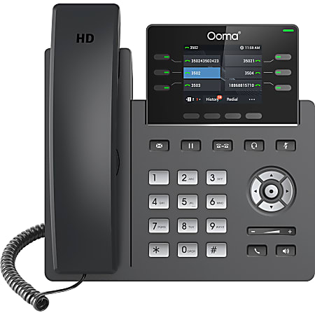 ooma 6-Line IP Corded Phone, OOMA2613