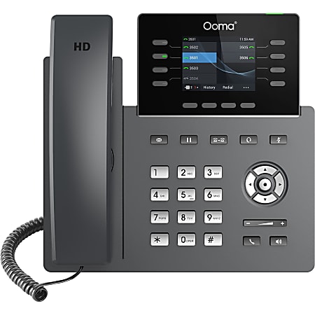 Ooma® Grandstream Wi-Fi® 8-Line VOIP Corded Phone, 2624W