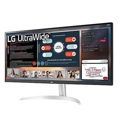 LG 34WP50S 34 FHD IPS UltraWide Monitor FreeSync Office Depot