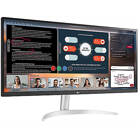 LG 34 UltraWide FHD IPS Monitor 34WP50S FreeSync - Office Depot