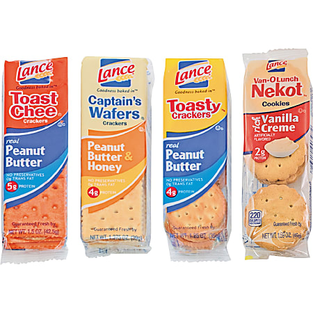 Lance Assorted Cookies And Crackers, 1.38 Oz, Box