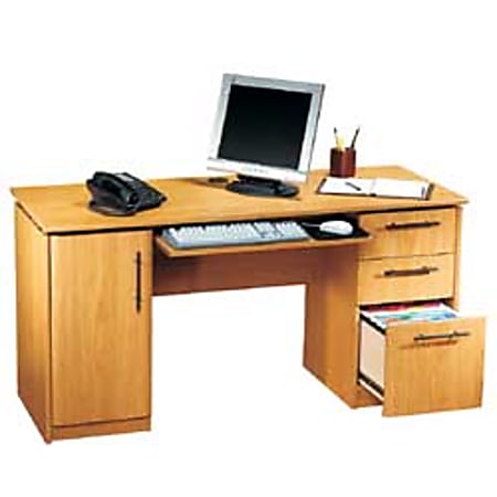 Office depot computer desk with keyboard tray sale