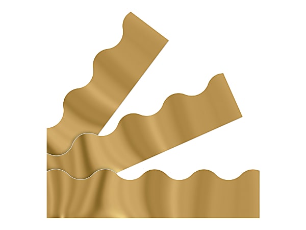 Trend Terrific Trimmers, 2.25" x 390", Gold, Pack Of 12