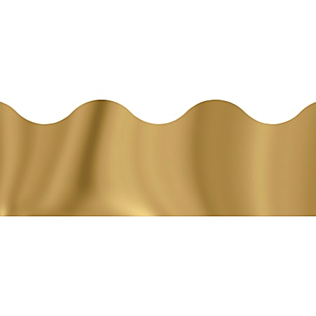 Trend Terrific Trimmers, 2.25&quot; x 390&quot;, Gold, Pack Of 12