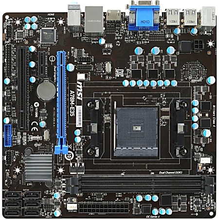 MSI A78M-E35 Desktop Motherboard - AMD A78 Chipset - Socket FM2+