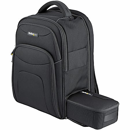 StarTech.com 15.6" Laptop Backpack, Removable Accessory Case, Business Travel Backpack, Ergonomic Commuter Bag, Notebook & Tablet Pockets