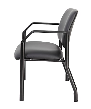 Boss Office Products Mid Back Guest Chair Black - Office Depot