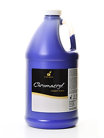 Chroma Chromacryl Students' Acrylic Paint, 0.5 Gallon, Warm Blue