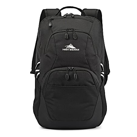 High Sierra Swoop Laptop Backpack With 17 Laptop Pocket Black ...