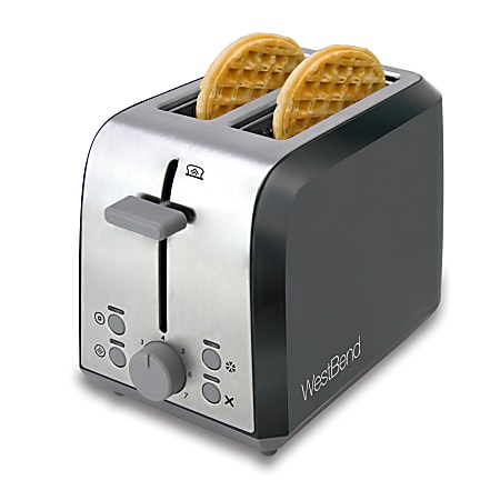 West Bend 2 Slice Toaster Black 78823 - Office Depot