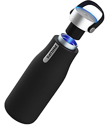 Philips UV Smart Bottle, 12 Oz, Black