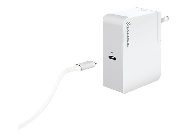 ALOGIC - Travel Edition - power adapter - 60 Watt - 3 A (24 pin USB-C) - white