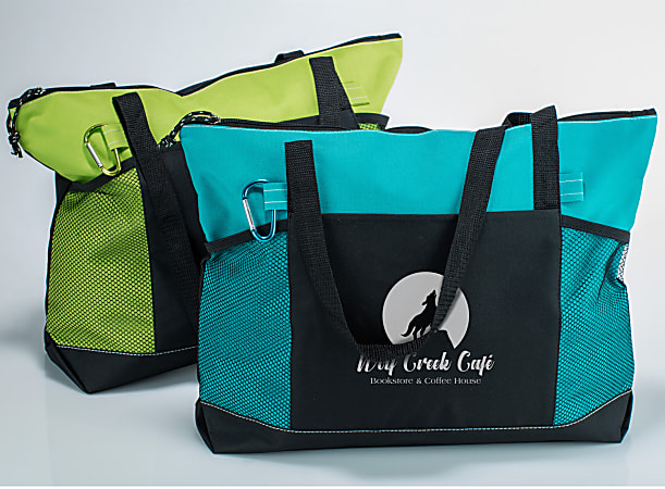 Zippered tote sales