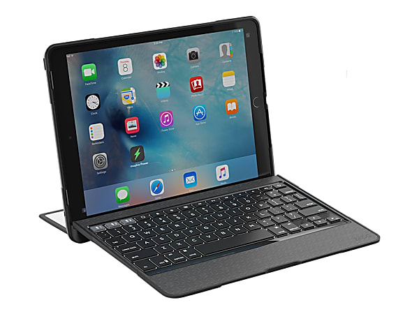 ZAGG Rugged Book Pro - Keyboard and folio case - backlit - Bluetooth - for Apple 9.7-inch iPad Pro