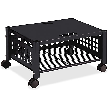 Under desk table for printer outlet