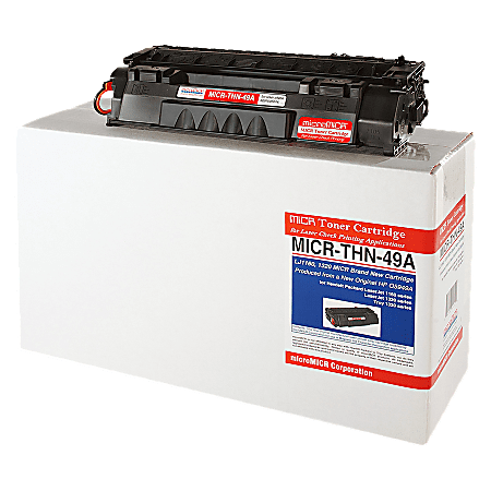 MicroMICR Remanufactured MICR Black Toner Cartridge Replacement For HP 49A, Q5949A, THN-49A