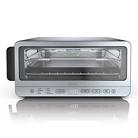 Ninja Flip Toaster Oven And Air Fryer, 0.55 Cu. Ft., Silver, Total Qty 1