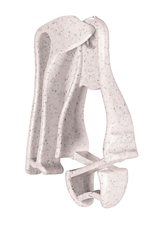 Ergodyne Squids 3405 Glove Clip Holders With Belt Clips, 5-1/2", Granite, Pack Of 6 Holders