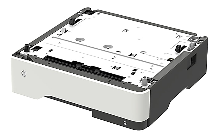 Lexmark 550-Sheet Lockable Tray - 1 x 550 Sheet - Plain Paper, Paper Label, Card Stock, Label Guide - A4 8.30" x 11.70", A5 5.80" x 8.30", Executive 10.50" x 7.25", Folio 8.27" x 13", Letter 8.50" x 11", Legal 8.50" x 14", JIS B5, Statement 8.50" x 5.50"